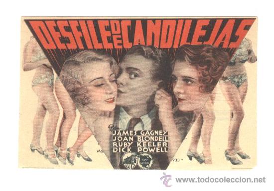 Cine: Programa de  mano.Desfile de Candilejas - Foto 1