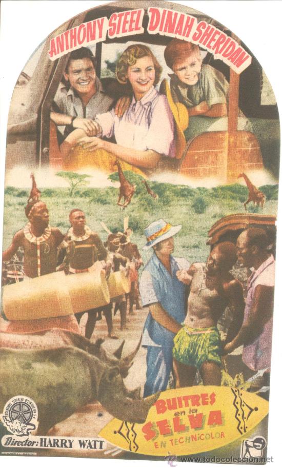 Cine: BUITRES EN LA SELVA ANTONY STEEL DINAH SHERIDAN