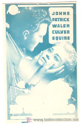 Cine: CADA VIDA ES UN MUNDO PROGRAMA SENCILLO CB GLYNIS JOHNS NIGEL PATRICK CIRCO E - Foto 1