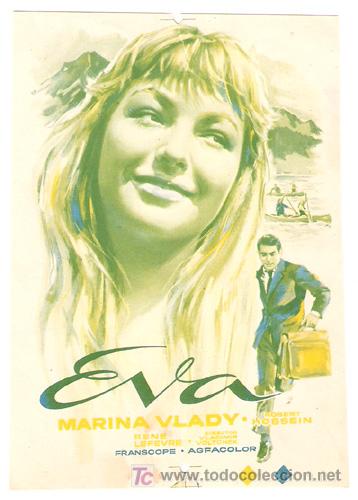 Cine: EVA PROGRAMA SENCILLO FLORALVA MARINA VLADY ROBERT HOSSEIN E - Foto 1