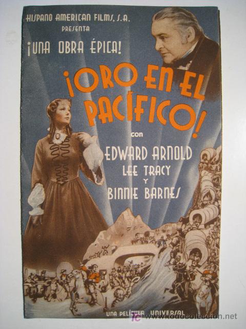 Cine: ORO EN EL PACIFICO (GUERRA CIVIL). PROGRAMA CINE DOBLE - Foto 1