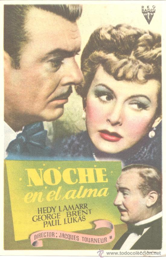 Cine: NOCHE EN EL ALMA SENCILLO C/P - Foto 1