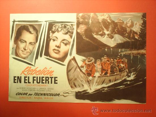 Foglietti di film di film antichi di cinema: REBELION EN EL FUERTE