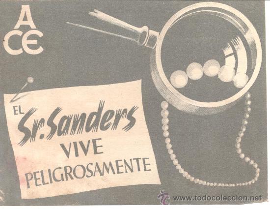 Cinema: EL SR SANDERS VIVE PELIGROSAMENTE DOBLE C/P
