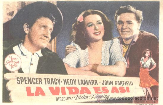 Flyers Publicitaires de Films Anciens: LA VIDA ES AS&Iacute; SENCILLO C/P