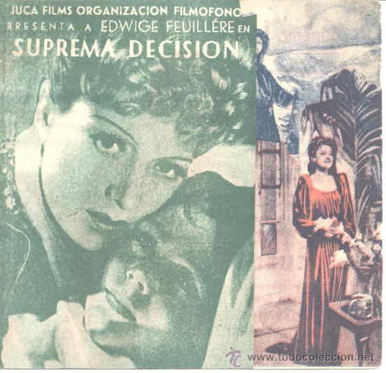 Cinema: SUPREMA DECISION DOBLE C/P