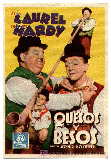 Foglietti di film di film antichi di cinema: QUESOS Y BESOS, TARJETA ,  , SENCILLO , S1338