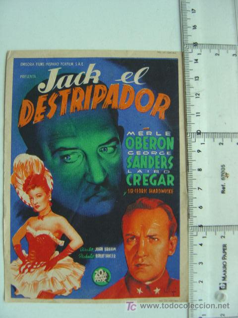 Cine: JACK EL DESTRIPADOR - SOLIGO - REF. 9