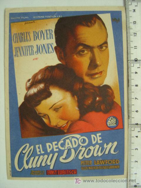 Cine: EL PECADO DE AMY BROWN - SOLIGO - REF. 37