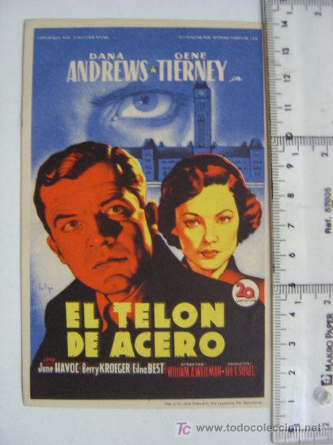 Cine: EL TELON DE ACERO - SOLIGO - REF. 42 - Foto 1