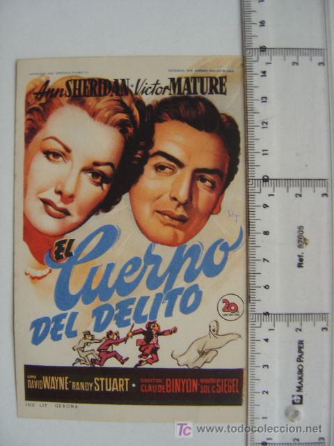 Cine: EL CUERPO DEL DELITO - SOLIGO - REF. 47 - Foto 1