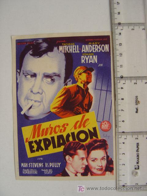 Cine: MUROS DE EXPIACION - SOLIGO - REF. 58 - Foto 1