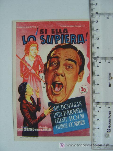 Cine: SI ELLA LO SUPIERA - SOLIGO - REF. 64