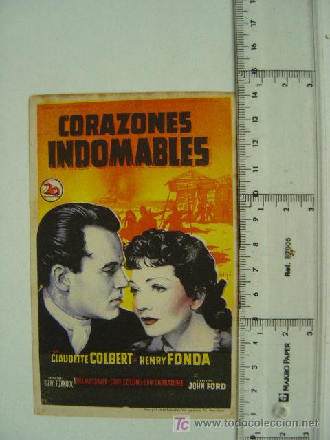 Cine: CORAZONES INDOMABLES - SOLIGO - REF. 103 - Foto 1