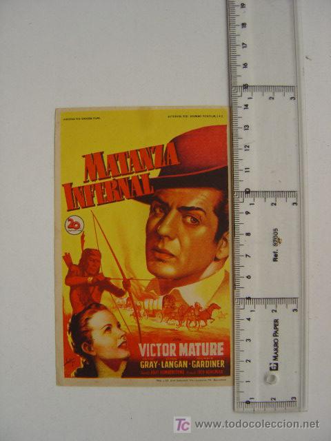 Cine: MATANZA INFERNAL  - SOLIGO - REF. 139 - Foto 1