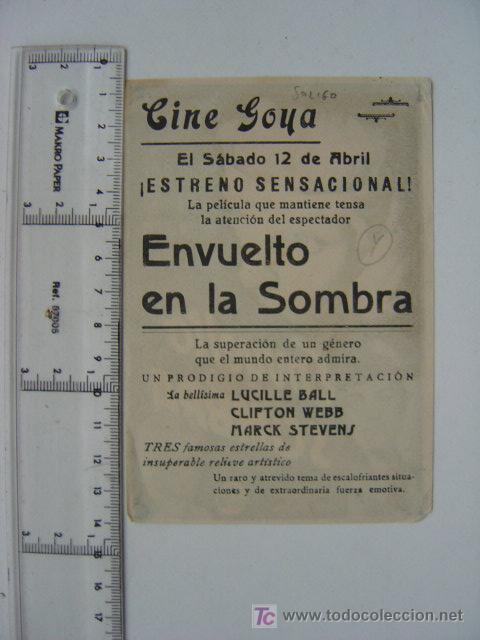 Cine: ENVUELTO EN LA SOMBRA - SOLIGO - REF. 156 - Foto 2