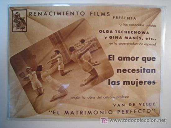 Cine: EL AMOR QUE NECESITAN LAS MUJERES - PROGRAMA CINE DOBLE - Foto 1