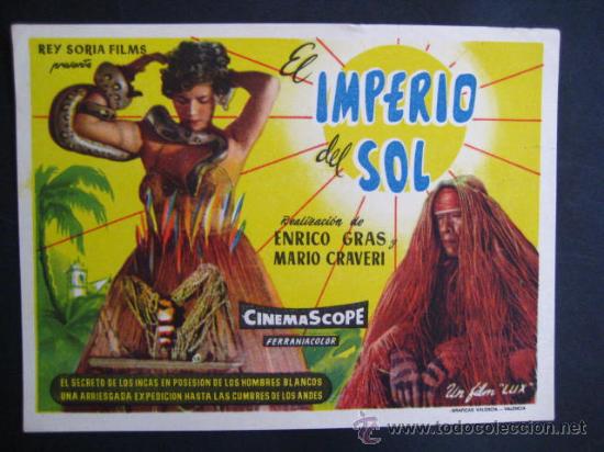 Cine: FOLLETO DE CINE. ANTIGUO. EL IMPERIO DEL SOL. ENVIO GRATIS&iexcl;&iexcl;&iexcl;