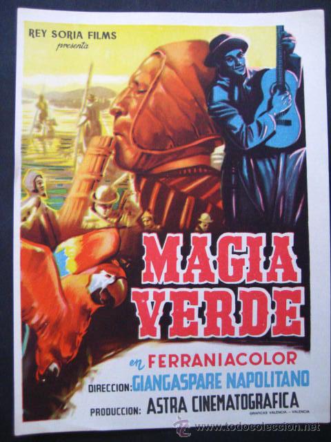 Cine: FOLLETO DE CINE. ANTIGUO. MAGIA VERDE. ENVIO GRATIS&iexcl;&iexcl;&iexcl;