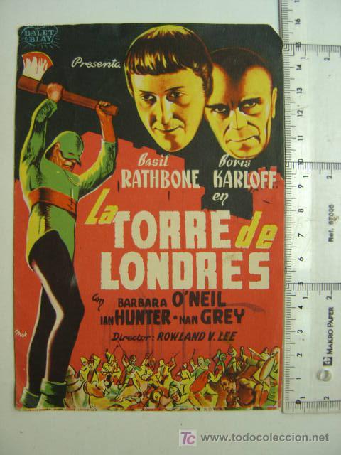 Cine: LA TORRE DE LONDRES - REF. 3 - Foto 1