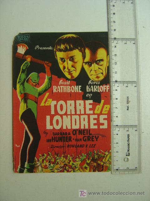 Cine: LA TORRE DE LONDRES - REF. 7 - Foto 1