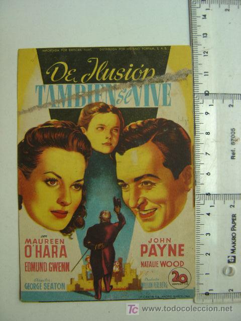 Cine: DE ILUSION TAMBIEN SE VIVE - SOLIGO - REF. 18 - Foto 1
