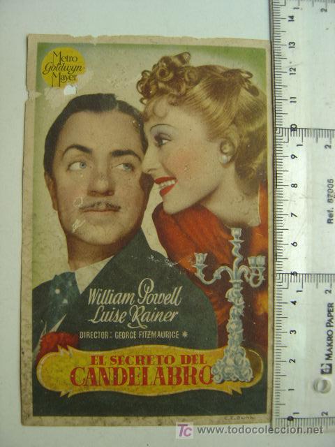Cine: EL SECRETO DEL CANDELABRO -   REF. 25 - Foto 1