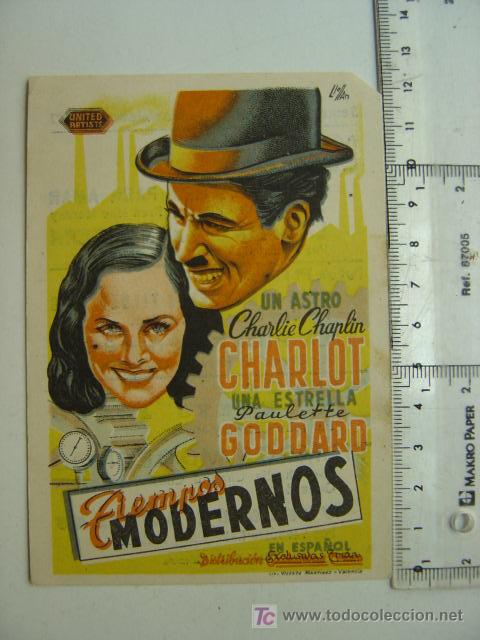 Cine: TIEMPOS MODERNOS - REF. 49 - Foto 1