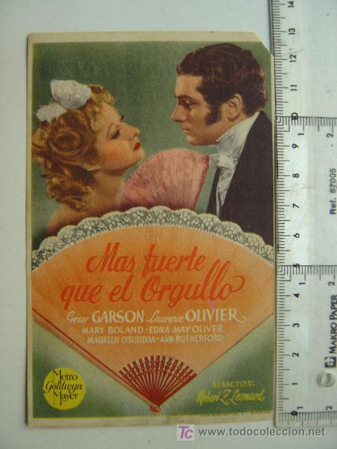 Cine: MAS FUERTE QUE EL ORGULLO  - REF. 54 - Foto 1