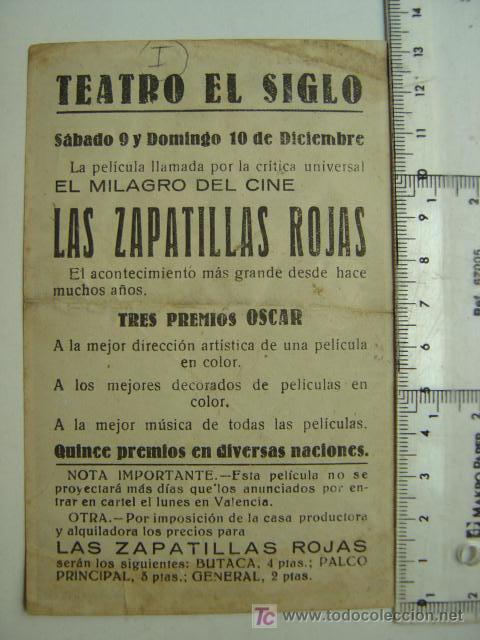Cine: LAS ZAPATILLAS ROJAS -   REF. 35 - Foto 2