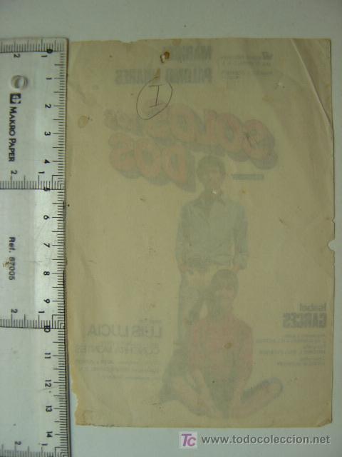 Cine: SOLOS LOS DOS -  MARISOL- REF. 31 - Foto 2