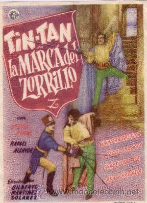 Cinema: PROGRAMA DE CINE: TIN - TAN EN LA MARCA DEL ZORRILLO. PC- 234