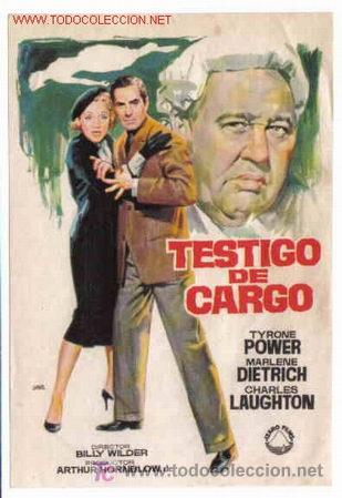 Cine: TESTIGO DE CARGO MARLENE DIETRICH PMD 68