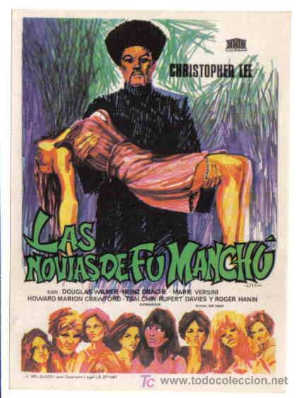 Foglietti di film di film antichi di cinema: LAS NOVIAS DE FUMANCHU PMD 103