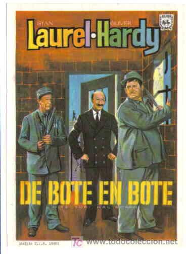 Cine: DE BOTE EN BOTE LAUREL HARDY PMD 107 - Foto 1