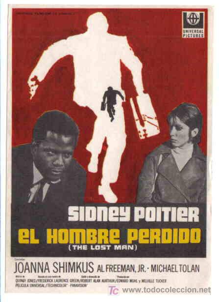 Flyers Publicitaires de Films Anciens: EL HOMBRE PERDIDO SIDNEY POITIER PMD 122