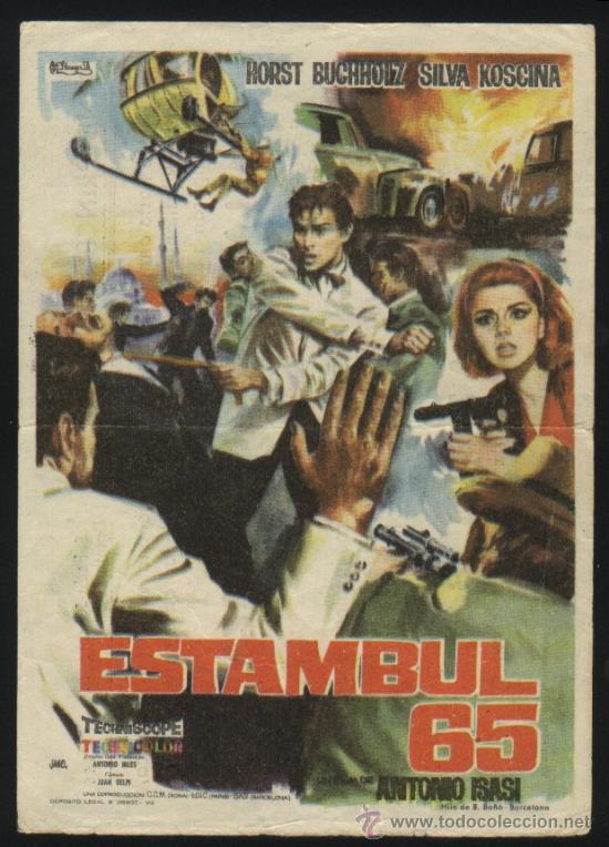 Cinema: Q-07704- ESTAMBUL 65 (CINE AVENIDA - ALICANTE) Horst Buchholz - Sylva Koscina