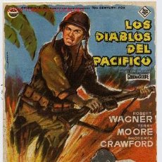  Foglietti di film di film antichi di cinema: LOS DIABLOS DEL PACIFICO , ORIGINAL SIN CINE , PMD 301