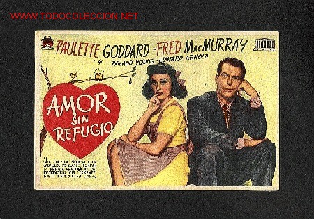 Cine: Amor sin refugio (Paulette Goddard, Fred McMurray) - Foto 1