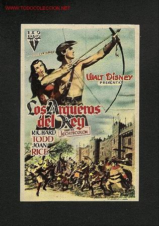 Cine: Los arqueros del Rey ) (Richard Todd, Joan Rice)