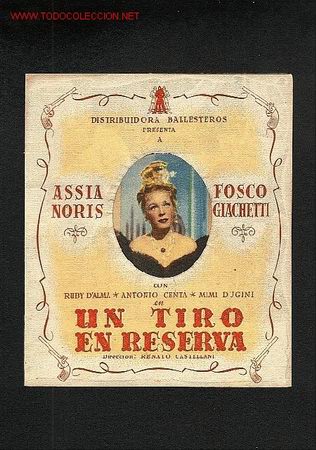 Cine: Un tiro en reserva (doble, troquelado) - Foto 1