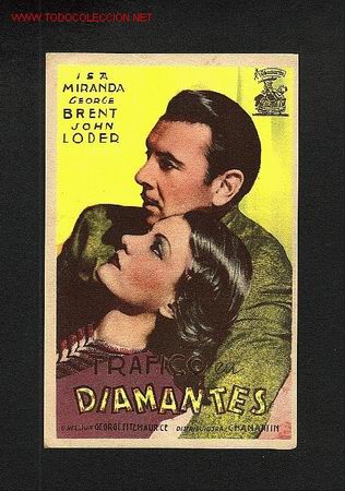 Cine: Trafico en diamantes (Isa Miranda, George Brent, John Loder) - Foto 1
