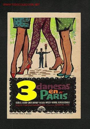 Cine: 3 danesas en Paris - Foto 1