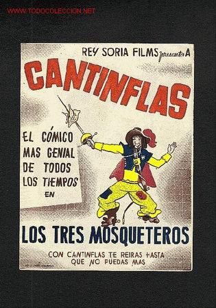 Cine: Los tres mosqueteros (Cantinflas) (doble) - Foto 1