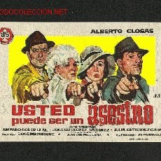 Cine: USTED PUEDE SER UN ASESINO. Lote 1148994