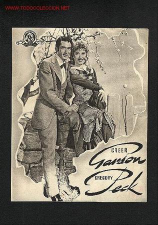 Cine: El valle del destino (Greer Garson, Gregory Peck) (doble) - Foto 1