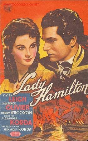 Cine: LADY HAMILTON, Programa DOBLE con publicidad al dorso (ver imagen complementaria) - Foto 1