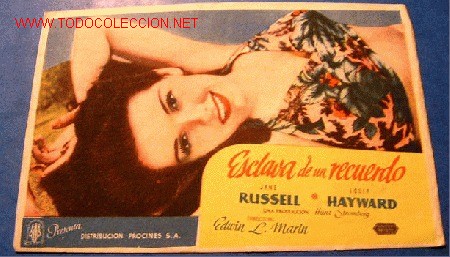 Foglietti di film di film antichi di cinema: ESCLAVA DE UN MERCADO