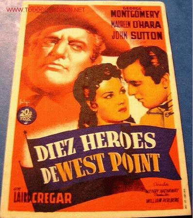 Cine: DIEZ HEROES DE WEST POINT (Solig&oacute;) (sin gastos de env&iacute;o)