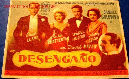 Cine: DESENGA&Ntilde;O